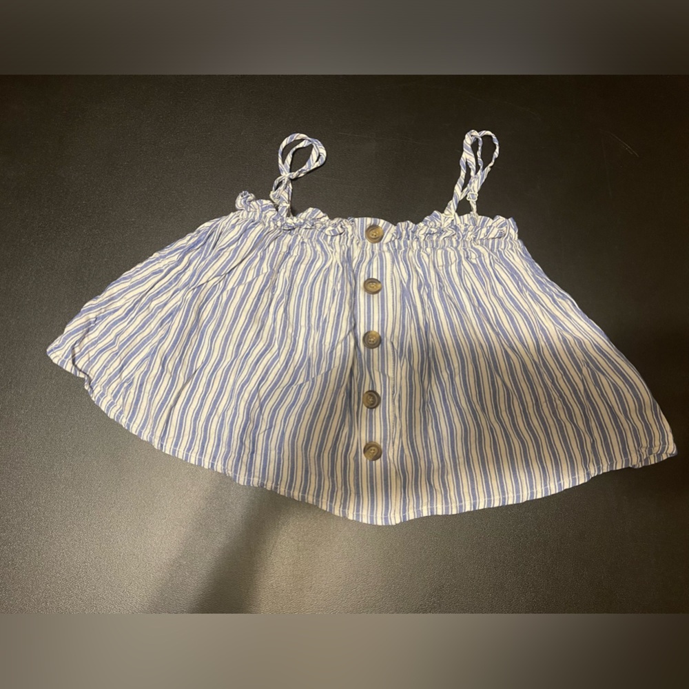 American Eagle striped crop top